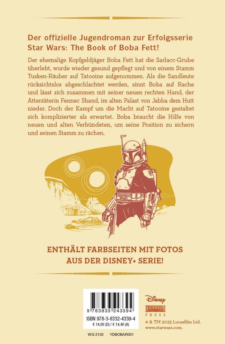 Rückseite: 9783833243394 | Star Wars: Das Buch von Boba Fett | Jugendroman zur TV-Serie | Buch