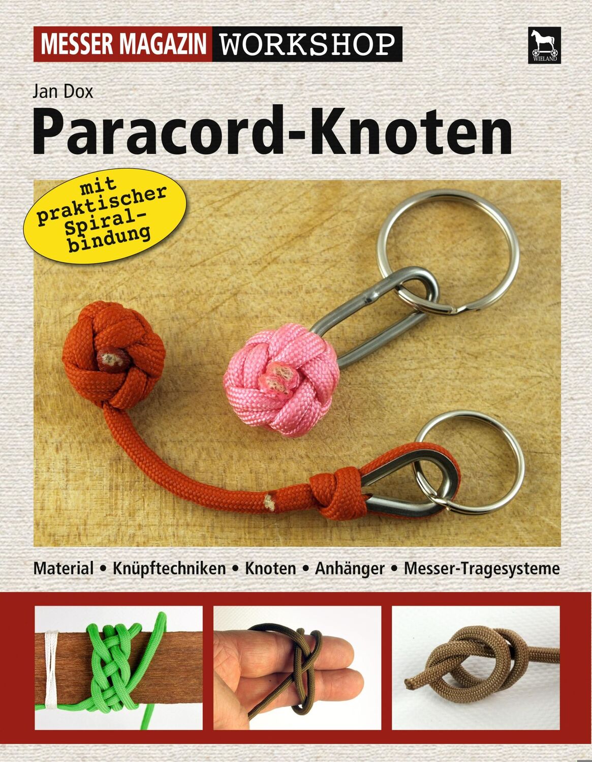 Cover: 9783938711835 | Paracord-Knoten | Jan Dox | Taschenbuch | Spiralbindung, SPIRALB