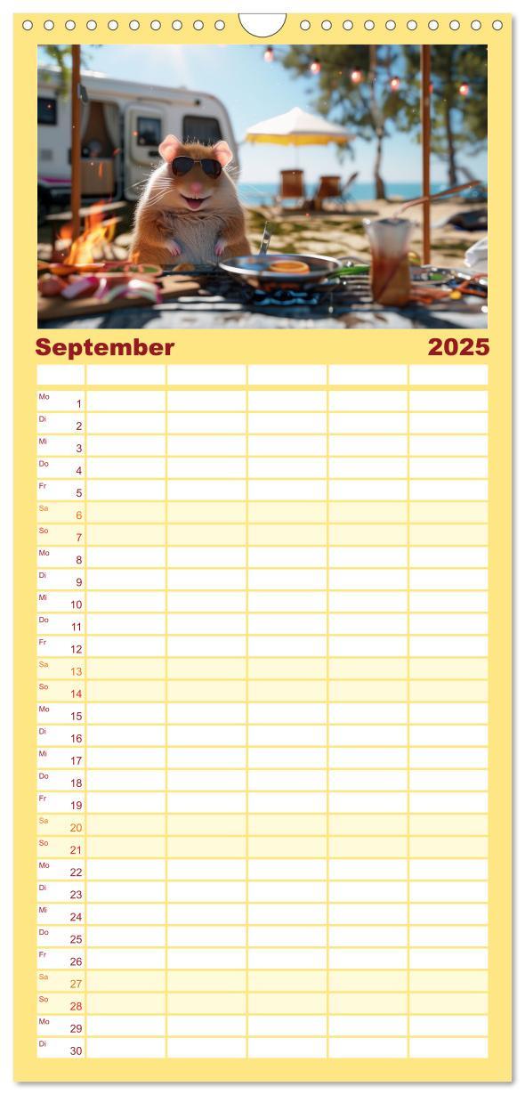 Bild: 9783457192740 | Familienplaner 2025 - Der tierisch lustige Camping-Kalender mit 5...