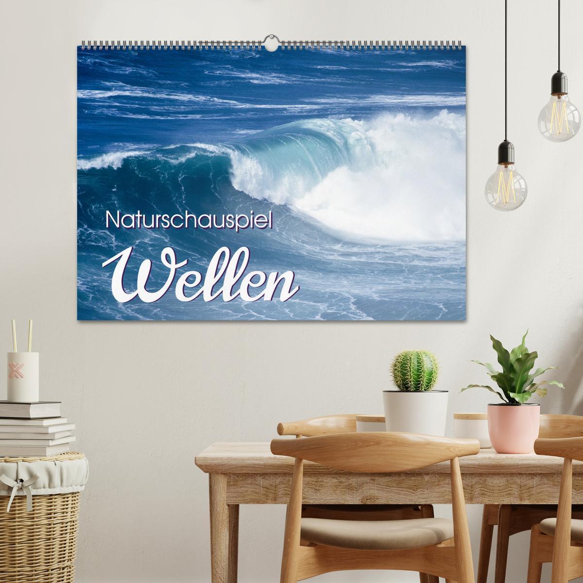 Bild: 9783457071571 | Naturschauspiel Wellen (Wandkalender 2025 DIN A2 quer), CALVENDO...