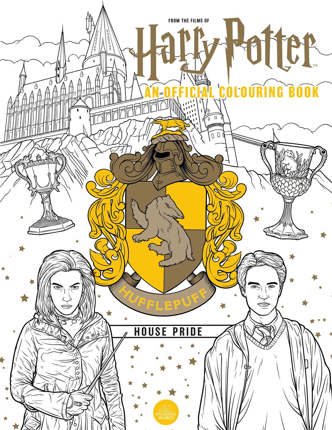 Cover: 9781849947480 | Harry Potter: Hufflepuff House Pride | The Official Colouring Book