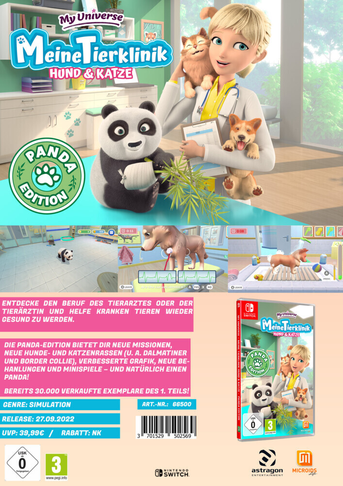 Cover: 3701529502569 | My Universe, Meine Tierklinik, 1 Nintendo Switch-Spiel (Panda Edition)