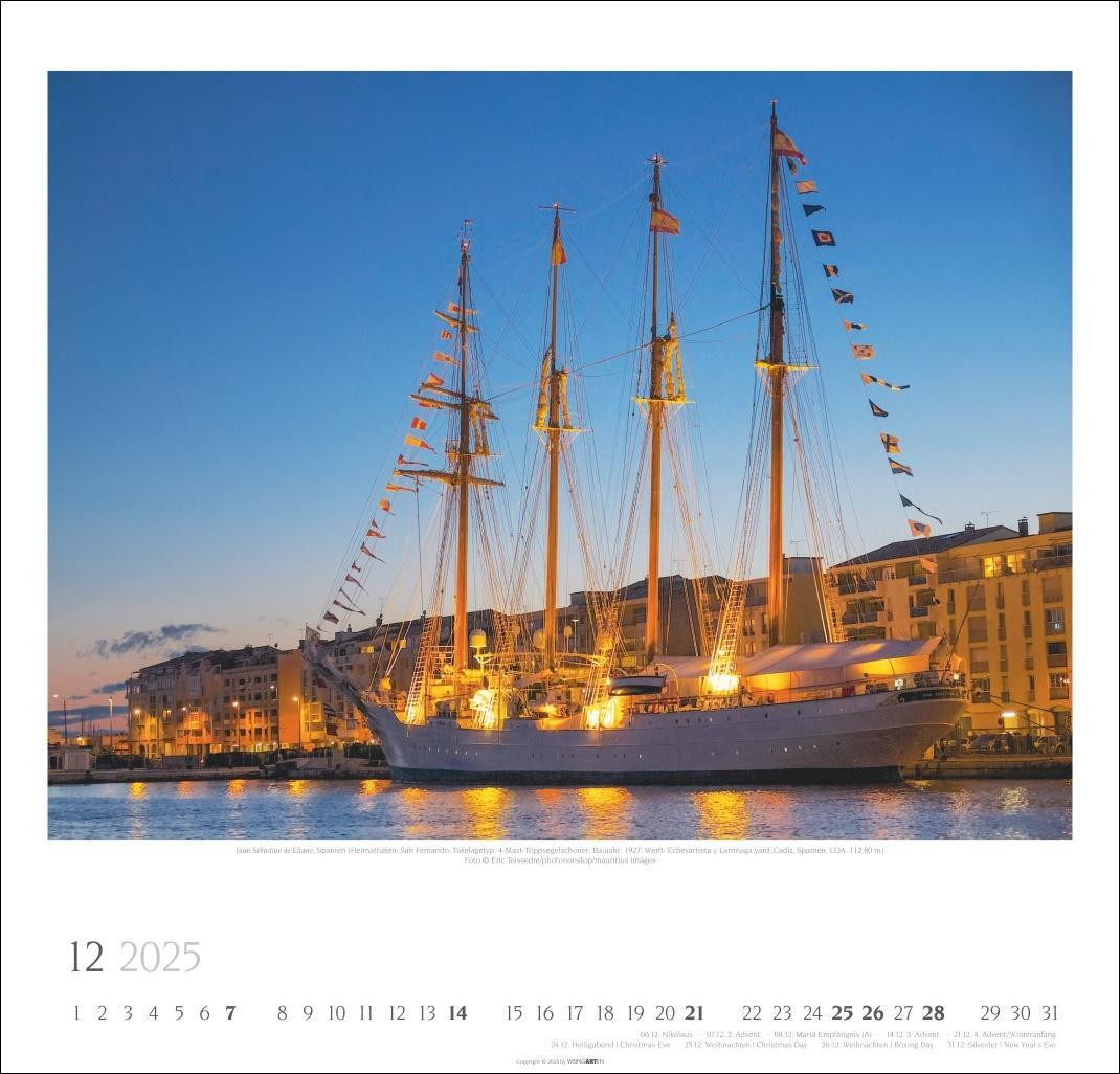 Bild: 9783839900345 | Tall Ships Kalender 2025 | Weingarten | Kalender | Spiralbindung