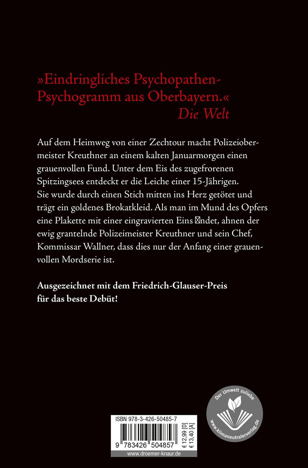 Rückseite: 9783426504857 | Der Prinzessinnenmörder | Andreas Föhr | Taschenbuch | 400 S. | 2011