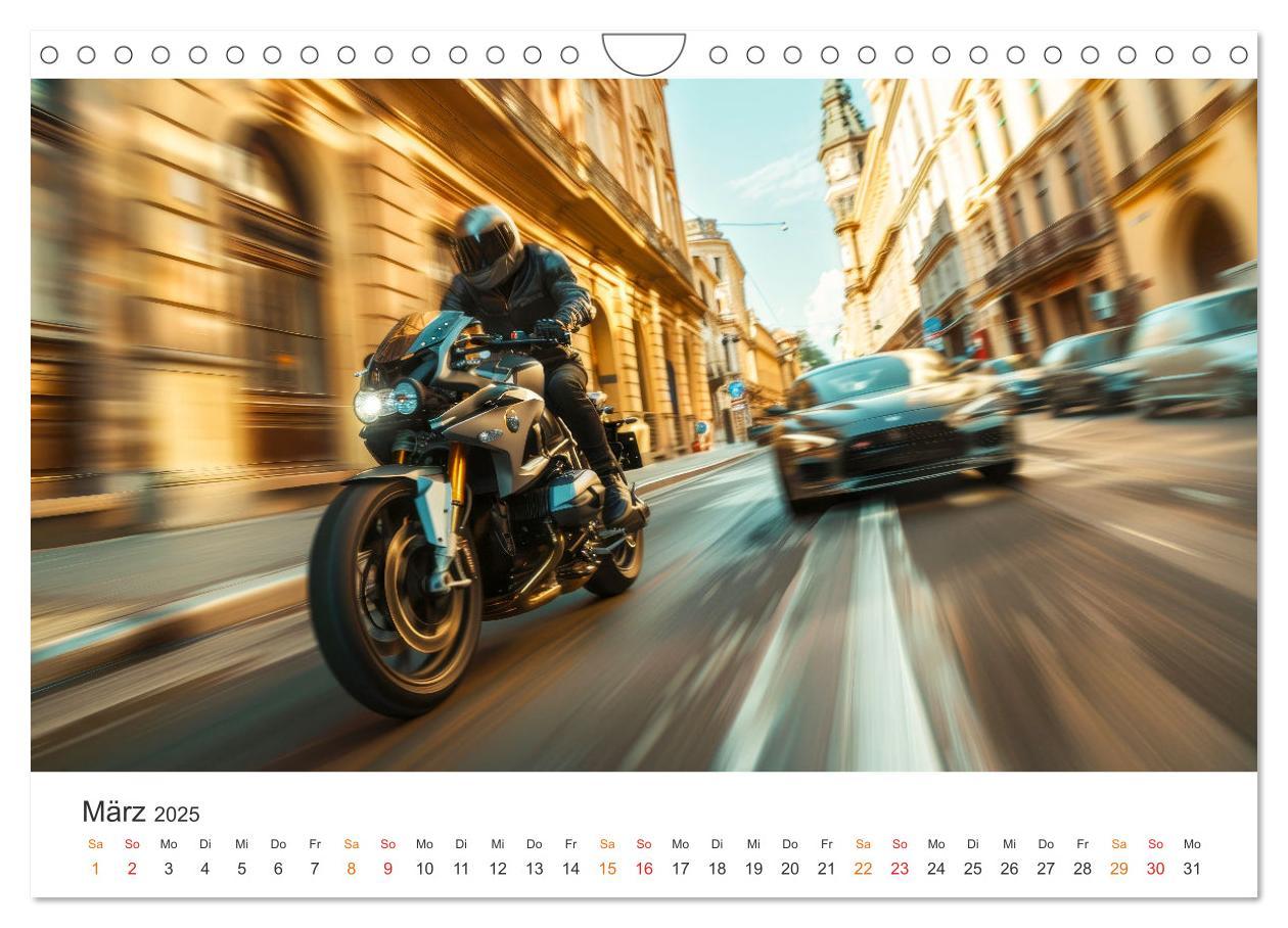 Bild: 9783383817052 | Motorrad tolle Momente (Wandkalender 2025 DIN A4 quer), CALVENDO...