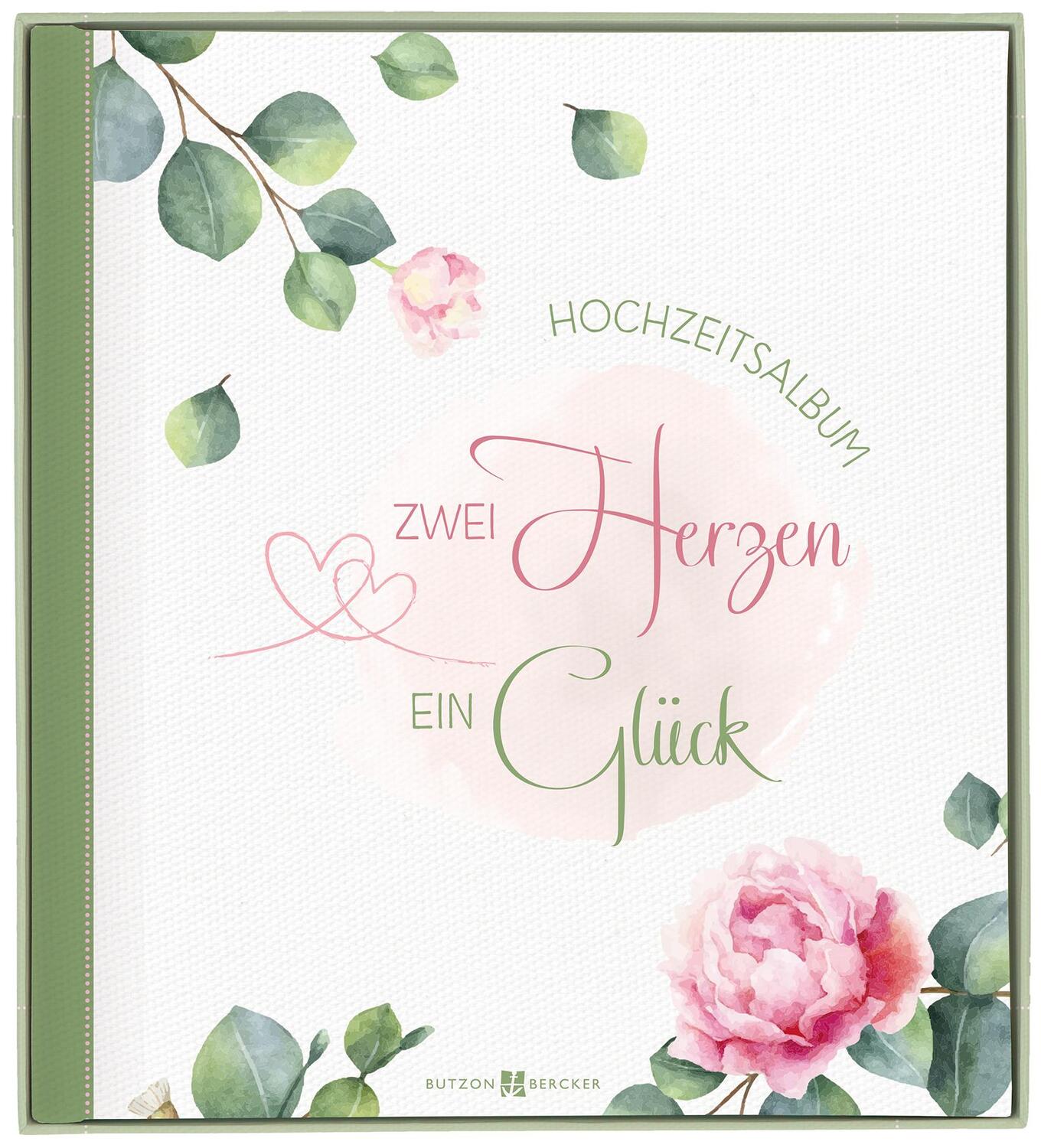 Cover: 9783766629043 | Zwei Herzen. Ein Glück | Hochzeitsalbum | Eva Polednitschek-Kowallick