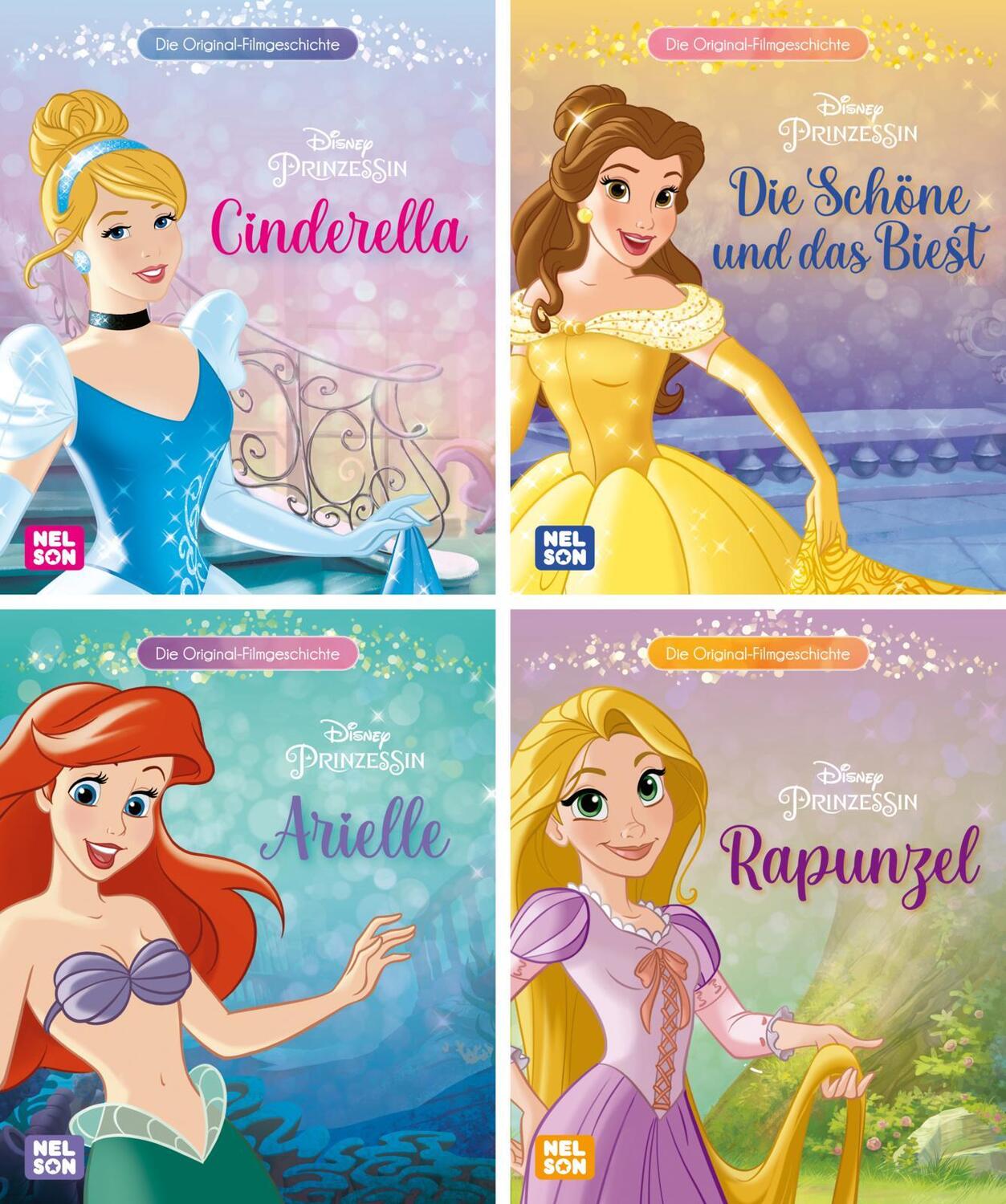 Cover: 9783845120256 | Nelson Mini-Bücher: 4er Disney Prinzessin 13-16 | Taschenbuch | 2022