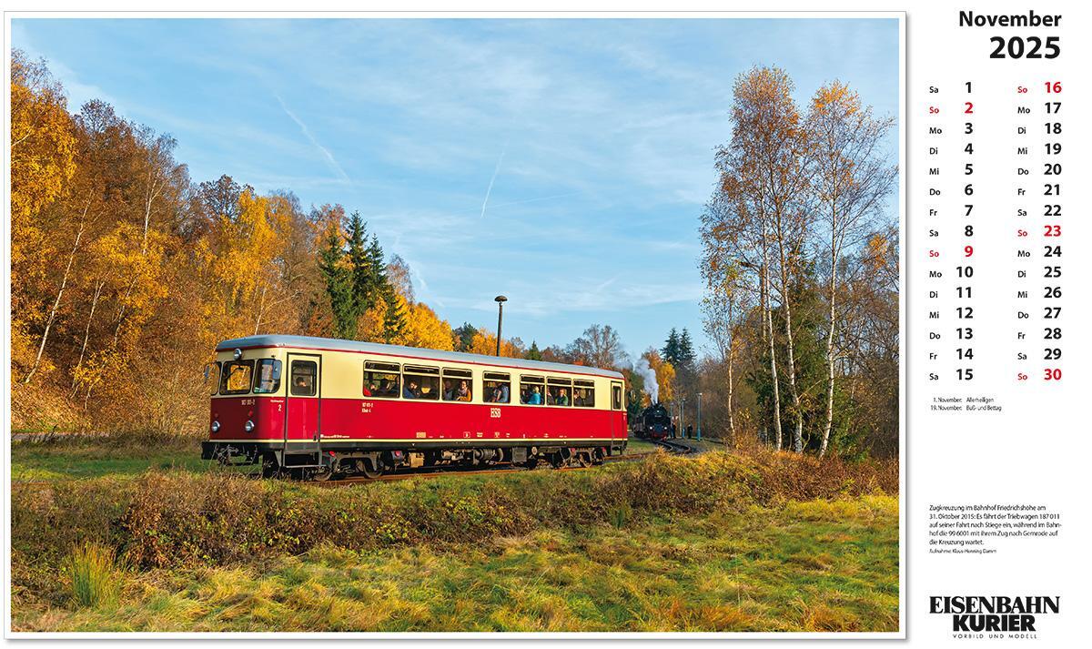 Bild: 9783844659368 | Harzer Schmalspurbahnen 2025 | Kalender | 13 S. | Deutsch | 2025