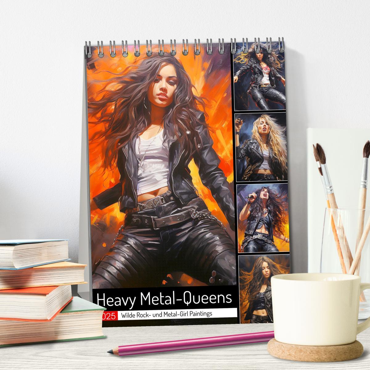 Bild: 9783435863976 | Heavy Metal-Queens. Wilde Rock- und Metal-Girl Paintings...