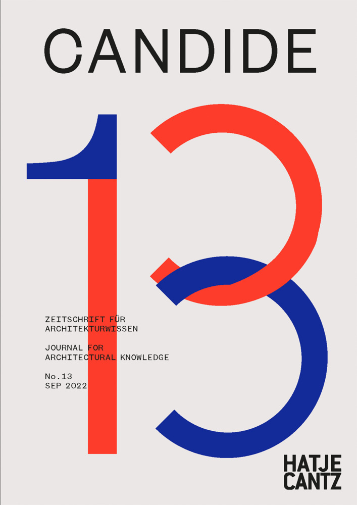 Cover: 9783775753722 | Candide. Journal for Architectural Knowledge | No. 13 | Sowa (u. a.)