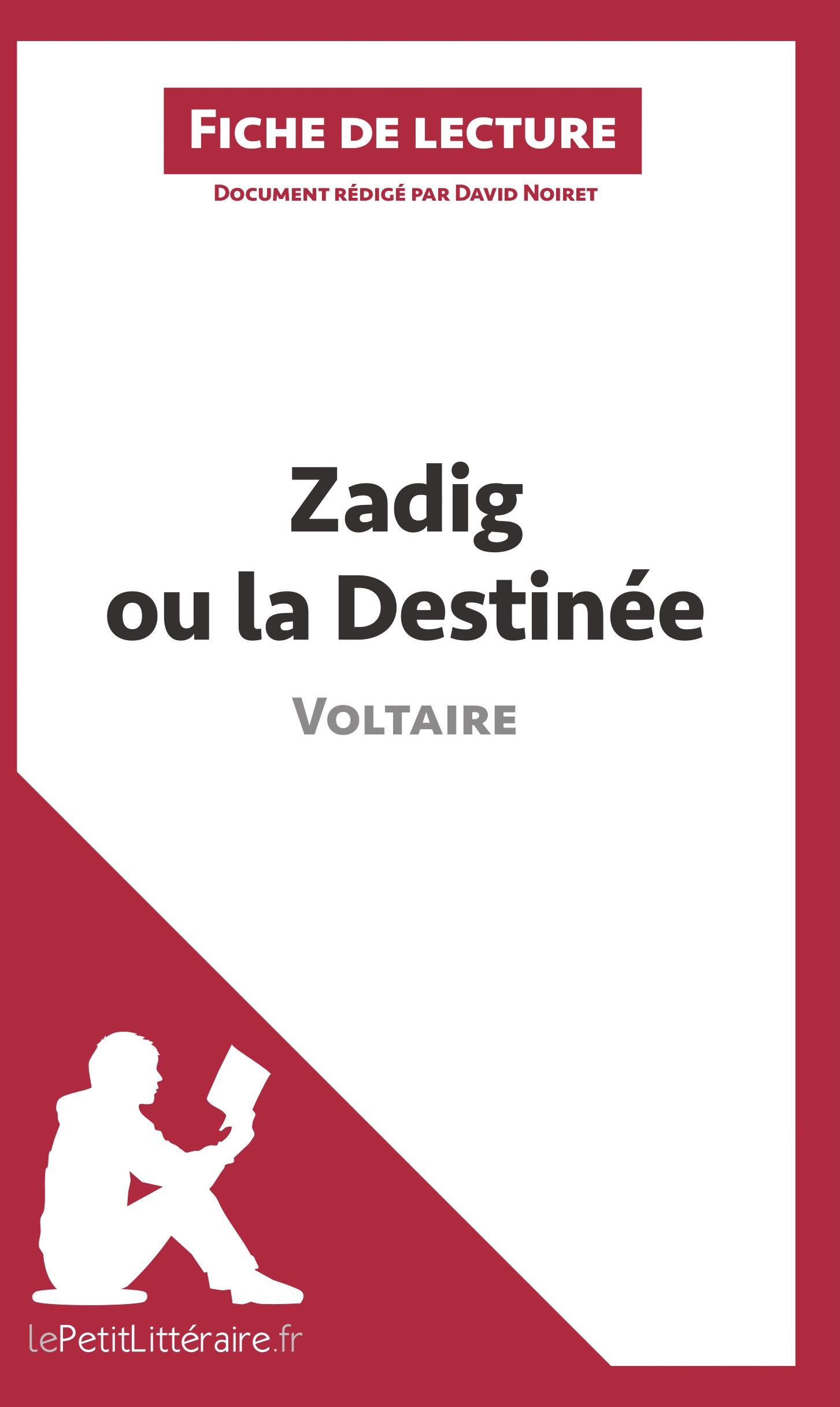 Cover: 9782806214102 | Zadig ou la Destinée de Voltaire (Fiche de lecture) | Taschenbuch