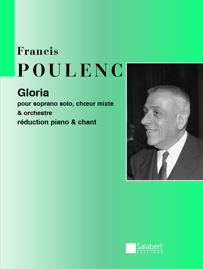 Cover: 9790048001664 | Gloria | Francis Poulenc | Klavierauszug | 1984 | Editions Salabert