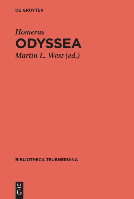 Cover: 9783110425390 | Odyssea | Homerus | Buch | ISSN | HC runder Rücken kaschiert | LII