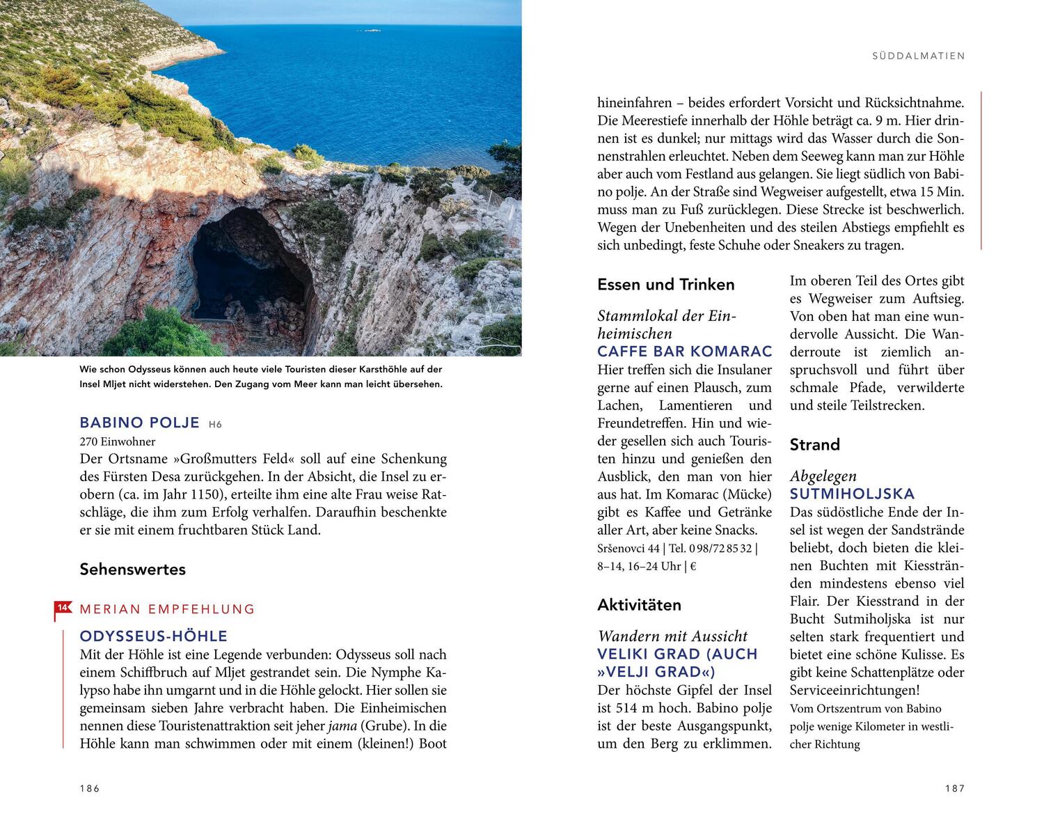 Bild: 9783834231819 | MERIAN Reiseführer Dalmatien | Mit Extra-Karte zum Herausnehmen | Buch