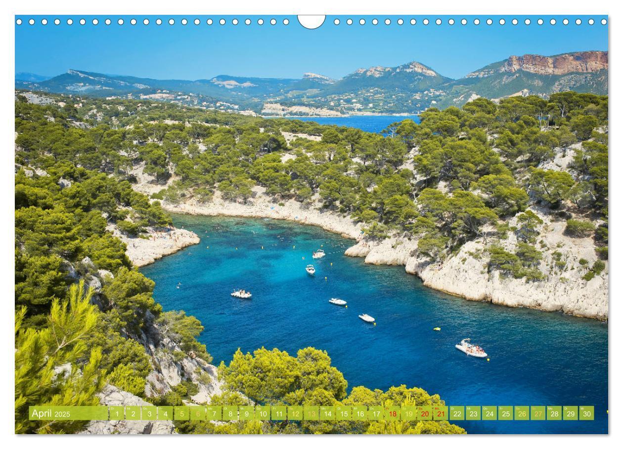 Bild: 9783383776618 | Lebendige Cote d'Azur: Die azurblaue Küste (Wandkalender 2025 DIN...