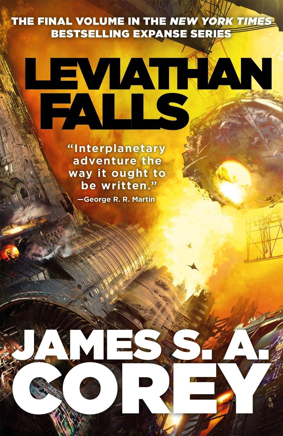Cover: 9780356510385 | Leviathan Falls | Book 9 of the Expanse (now a Prime Original series)
