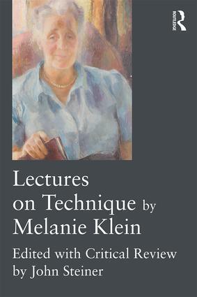 Cover: 9781138940109 | Lectures on Technique by Melanie Klein | Melanie Klein | Taschenbuch