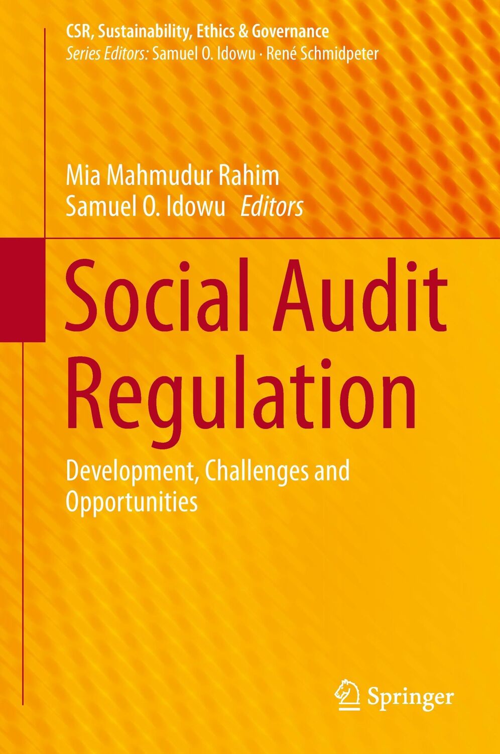 Cover: 9783319158372 | Social Audit Regulation | Development, Challenges and Opportunities