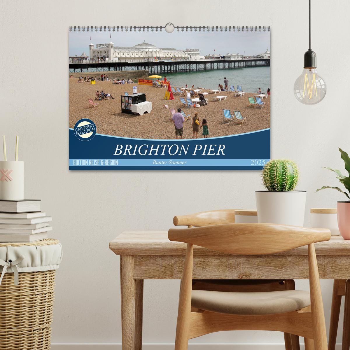 Bild: 9783435402335 | Brighton Pier Bunter Sommer (Wandkalender 2025 DIN A3 quer),...