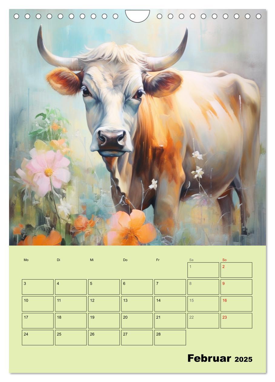 Bild: 9783435863815 | Zauberhafte Kühe. Duftige Aquarelle von tollen Tieren (Wandkalender...