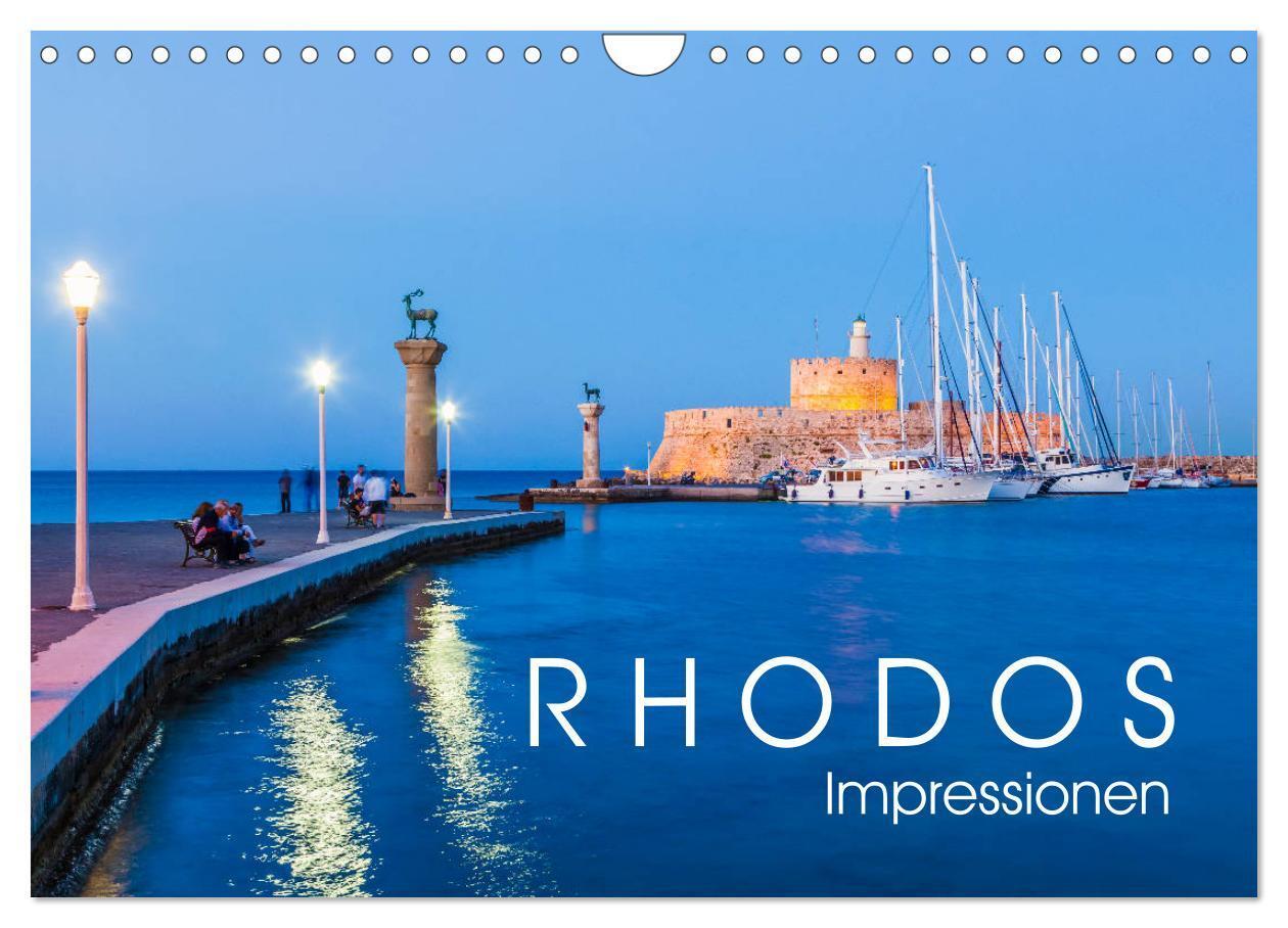 Cover: 9783435400737 | RHODOS Impressionen (Wandkalender 2025 DIN A4 quer), CALVENDO...