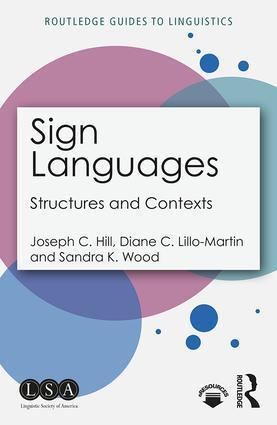 Cover: 9781138089174 | Sign Languages | Structures and Contexts | Joseph Hill (u. a.) | Buch