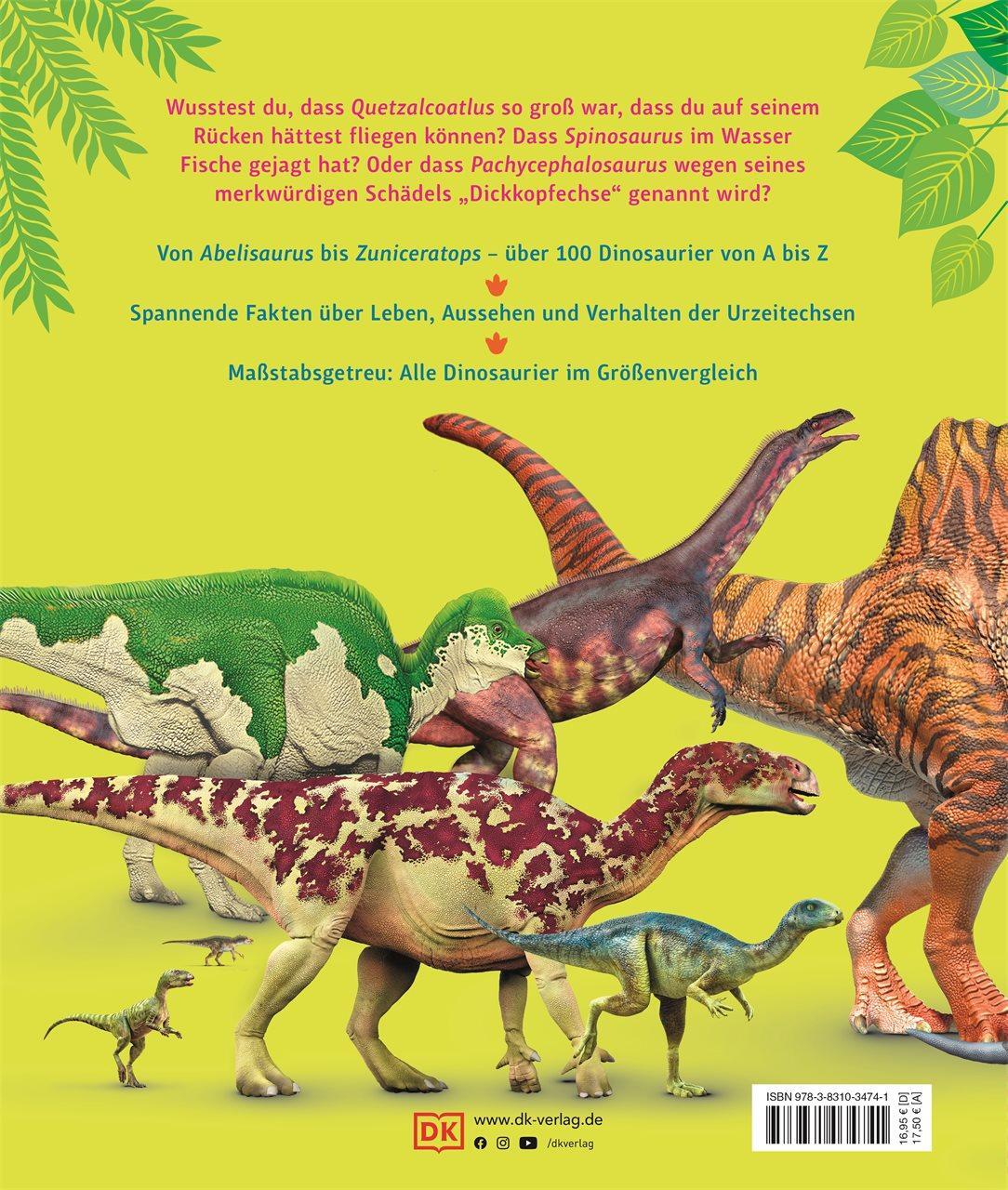 Rückseite: 9783831034741 | Dino-Parade von A bis Z | Dustin Growick | Buch | 144 S. | Deutsch