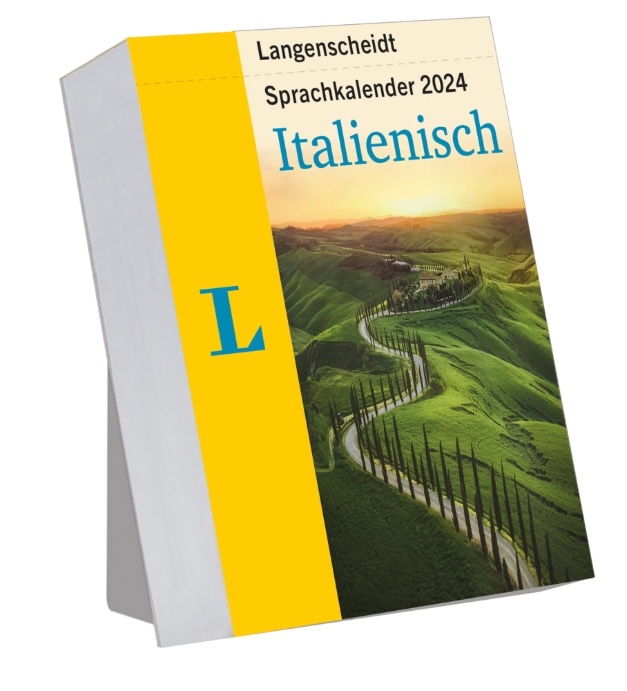 Cover: 9783125635814 | Langenscheidt Sprachkalender Italienisch 2024 | Tagesabreißkalender