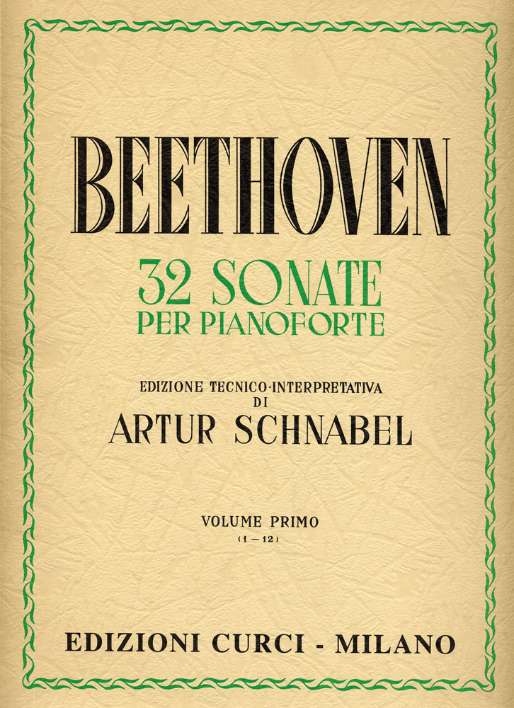 Cover: 9790215904262 | 32 Sonate Vol. 1 (Schnabel) | Edizioni Curci | EAN 9790215904262