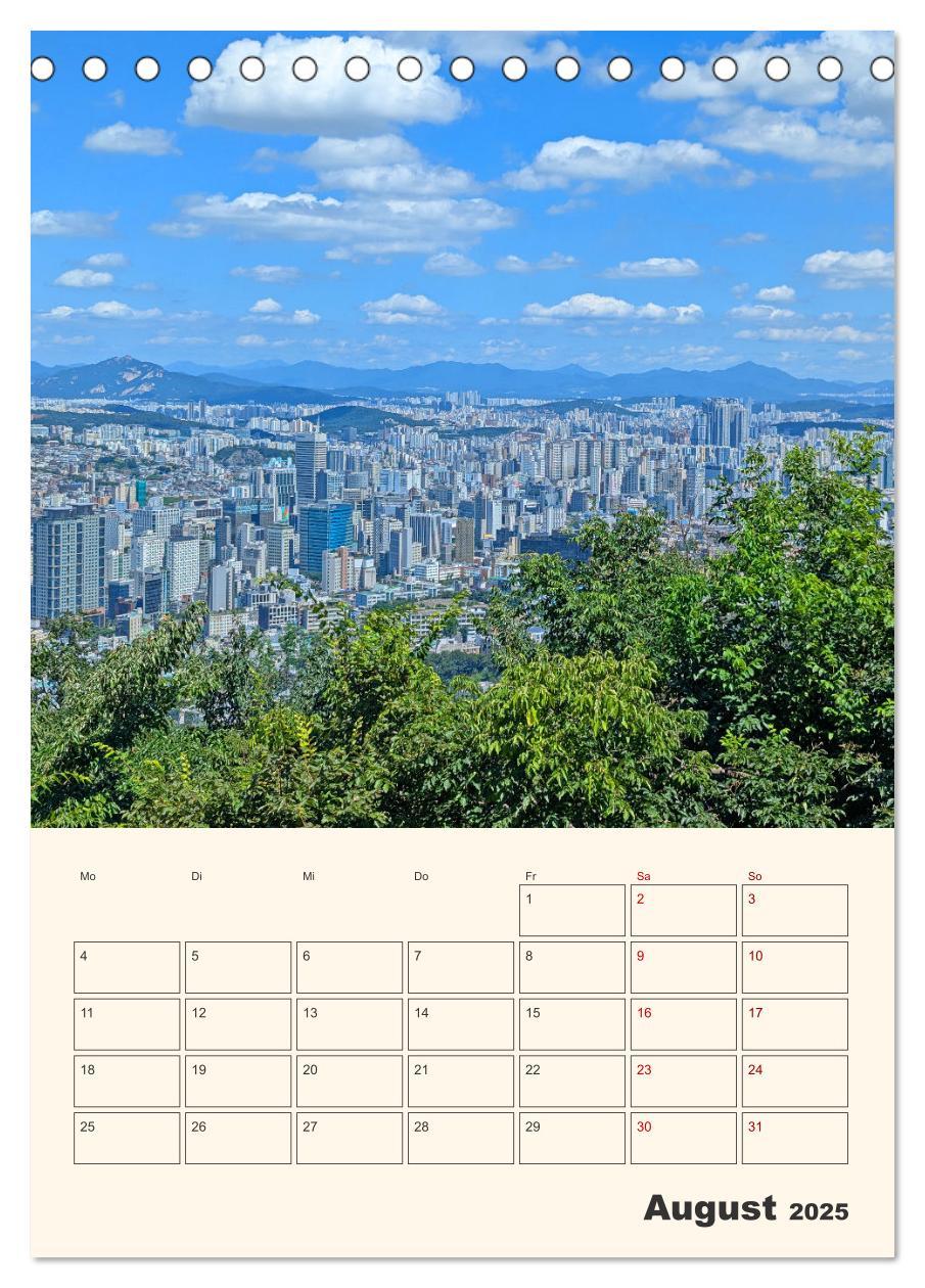 Bild: 9783457205358 | Entdecke Seoul (Tischkalender 2025 DIN A5 hoch), CALVENDO...