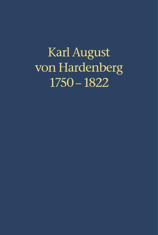 Cover: 9783486562774 | Karl August von Hardenberg 1750-1822 | Thomas Stamm-Kuhlmann | Buch