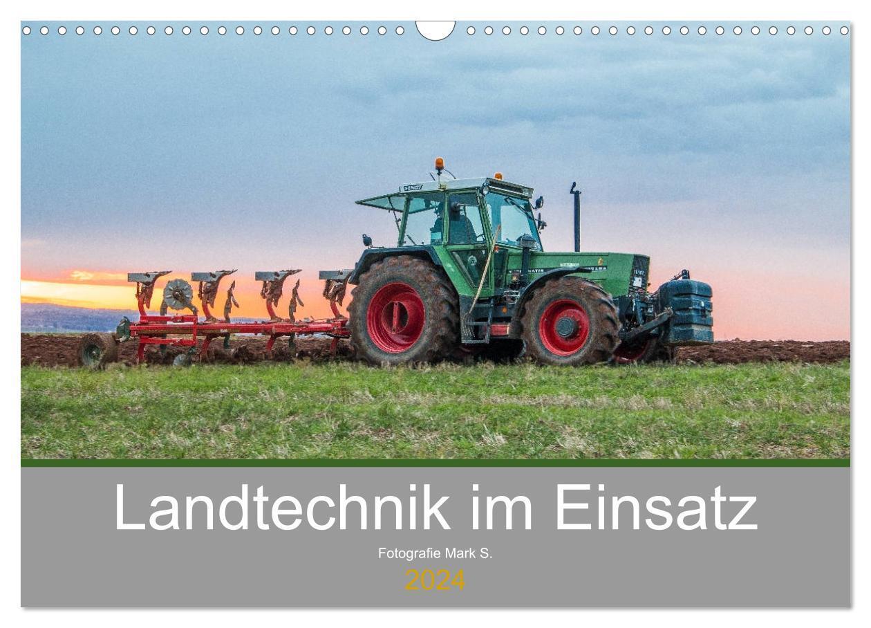 Cover: 9783675836327 | Landtechnik im Einsatz (Wandkalender 2024 DIN A3 quer), CALVENDO...