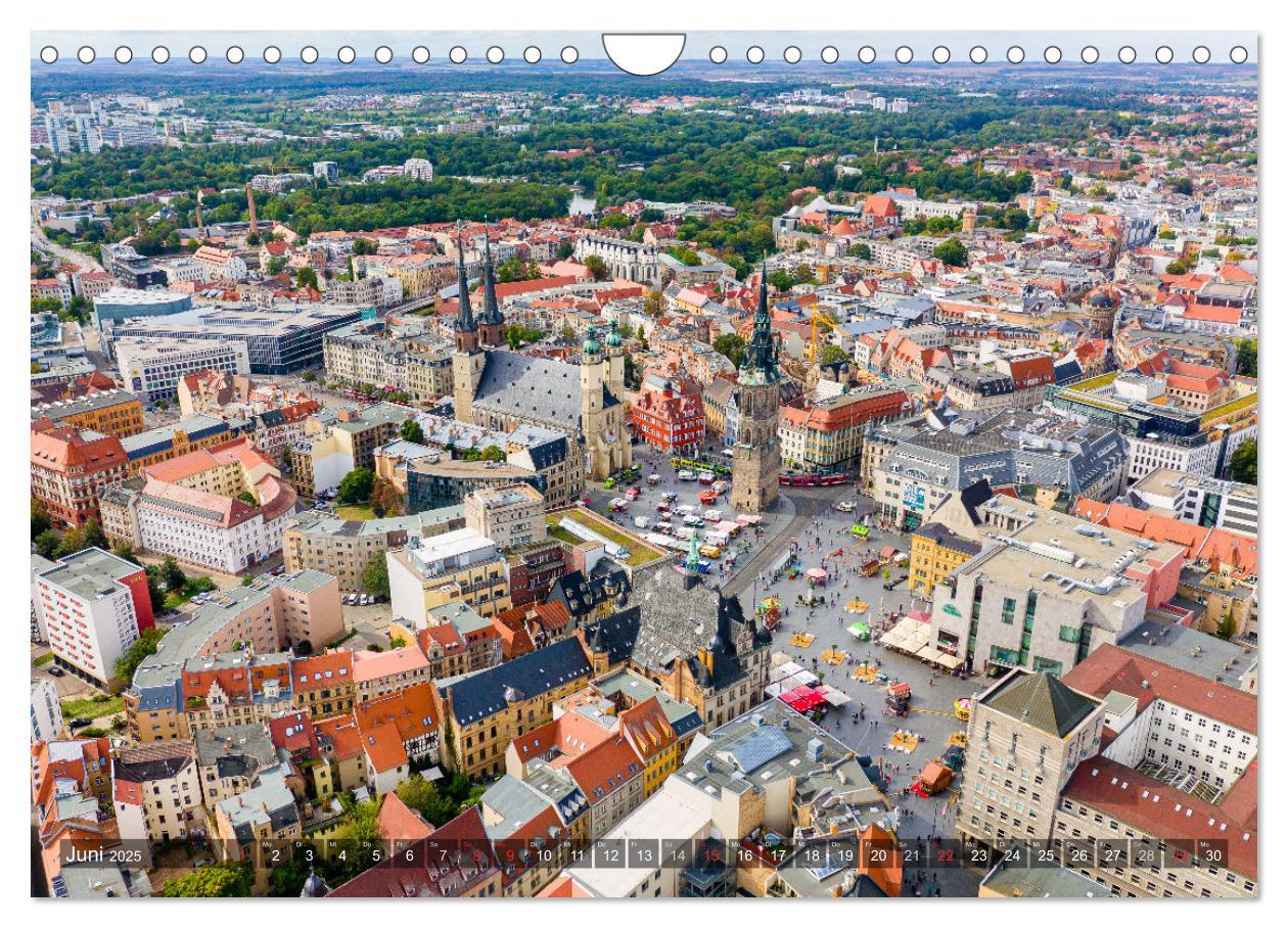 Bild: 9783435614790 | Ein Blick auf Halle an der Saale (Wandkalender 2025 DIN A4 quer),...