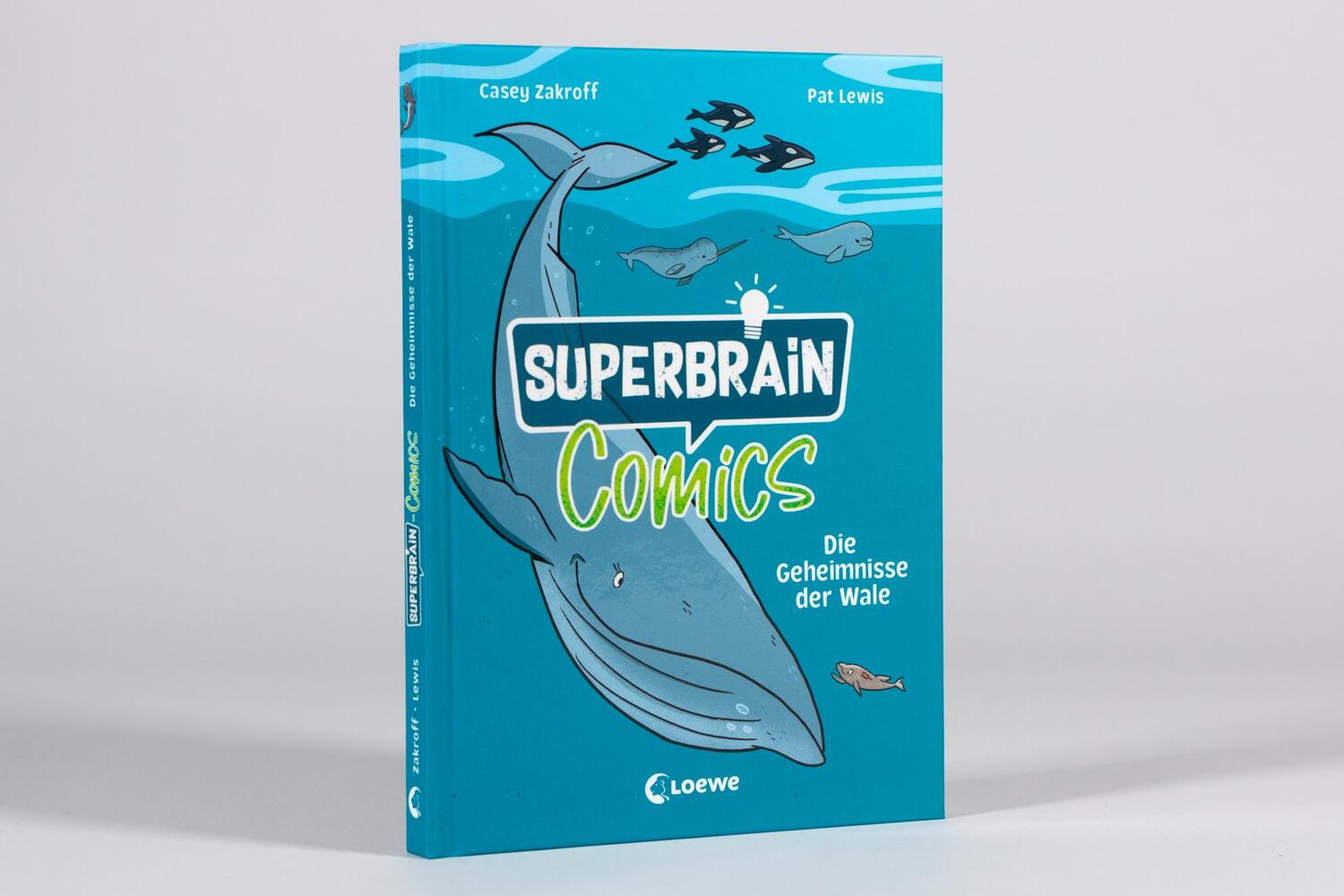Bild: 9783743218000 | Superbrain-Comics - Die Geheimnisse der Wale | Casey Zakroff | Buch
