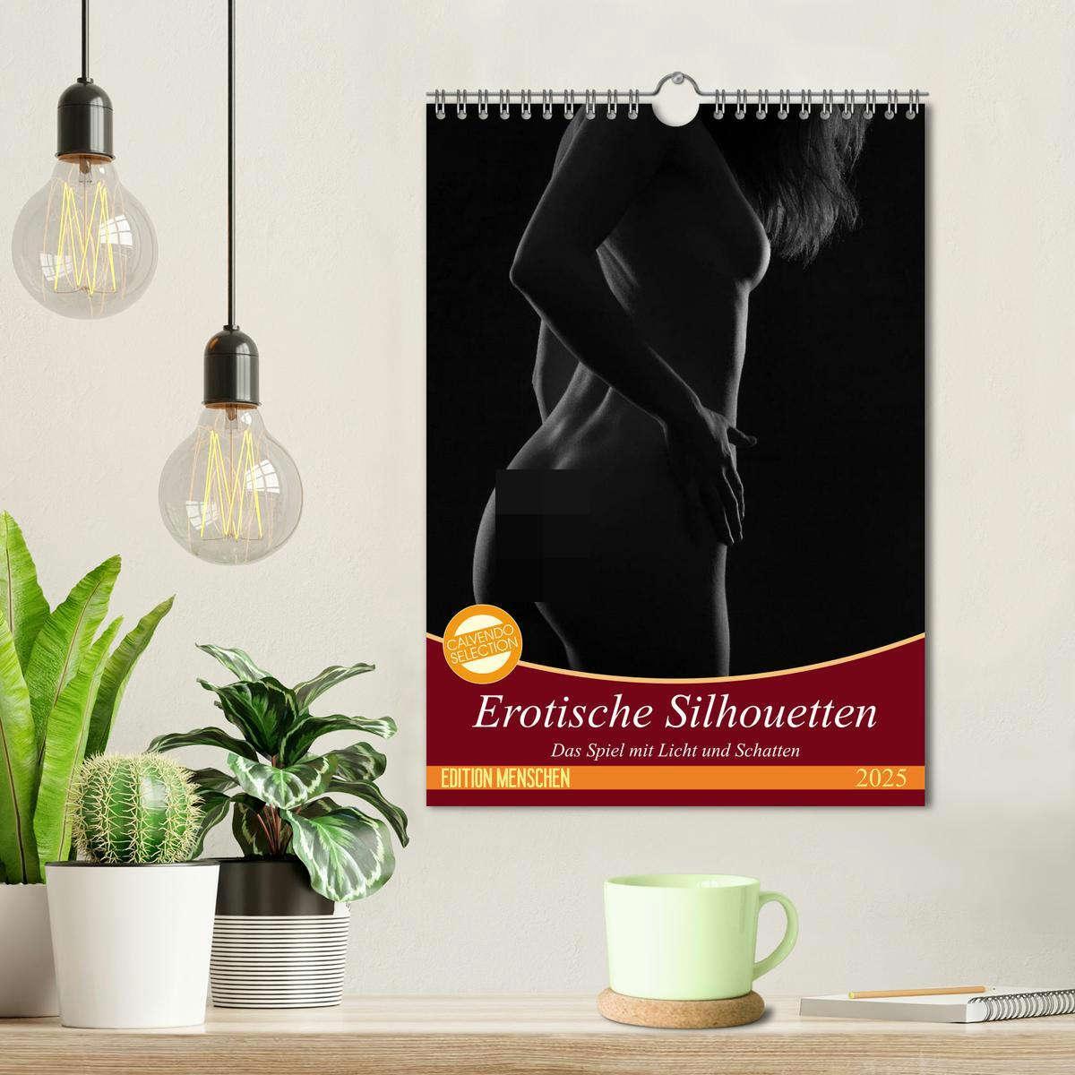 Bild: 9783457087855 | Erotische Silhouetten (Wandkalender 2025 DIN A4 hoch), CALVENDO...