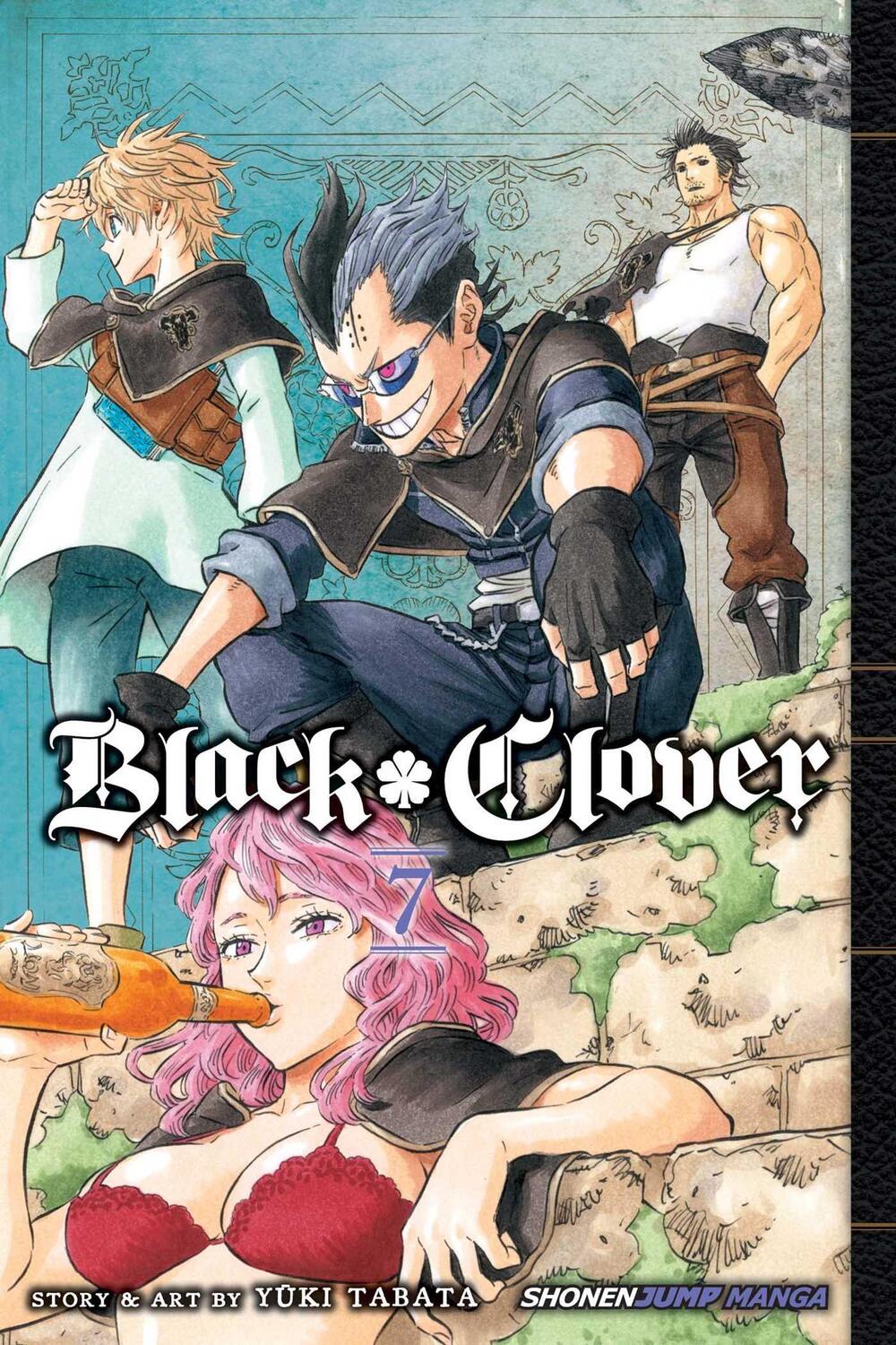 Cover: 9781421594323 | Black Clover, Vol. 7 | The Magic Knight Captain Conference | Tabata