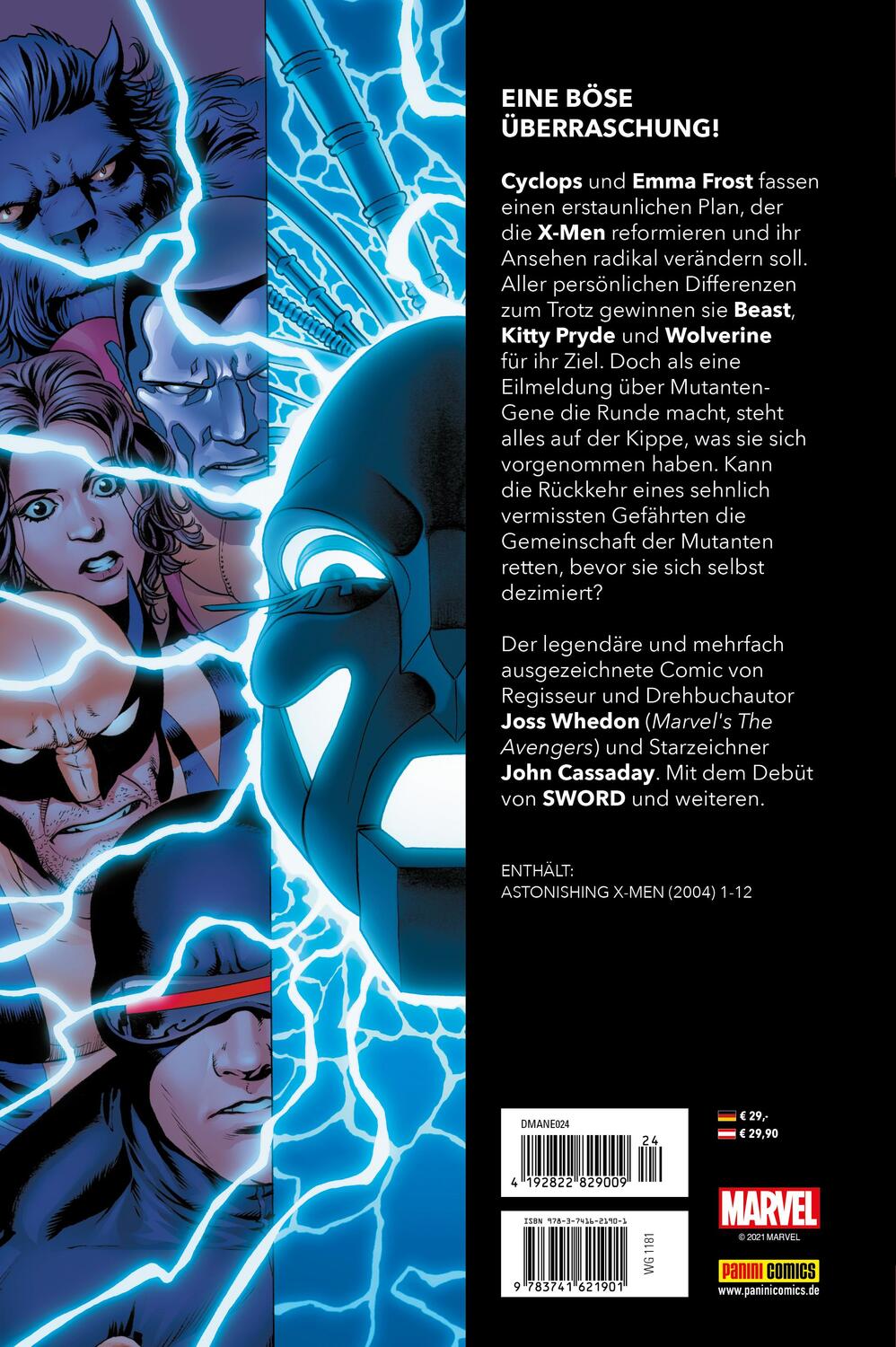 Rückseite: 9783741621901 | Marvel Must-Have: Astonishing X-Men | Begabt | Joss Whedon (u. a.)