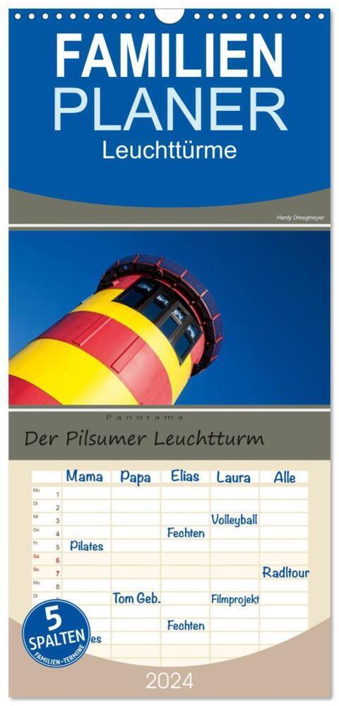 Cover: 9783383086021 | Familienplaner 2024 - Der Pilsumer Leuchtturm mit 5 Spalten...