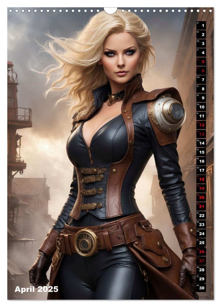 Bild: 9783435844784 | Steampunk Divas (Wandkalender 2025 DIN A3 hoch), CALVENDO...