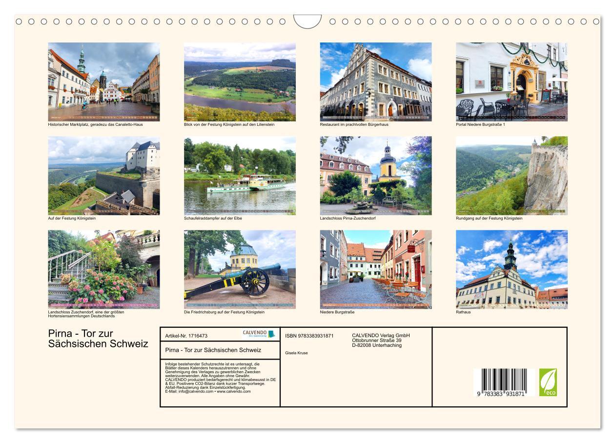 Bild: 9783383931871 | Pirna - Tor zur Sächsischen Schweiz (Wandkalender 2025 DIN A3...