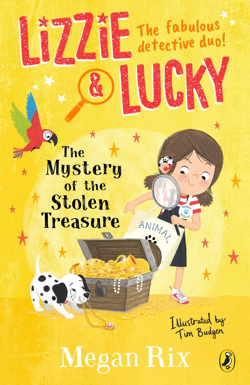 Cover: 9780241455531 | Lizzie and Lucky: The Mystery of the Stolen Treasure | Megan Rix