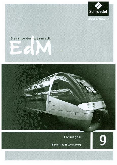 Cover: 9783507859302 | Elemente der Mathematik SI 9. Lösungen. Baden-Württemberg | Buch