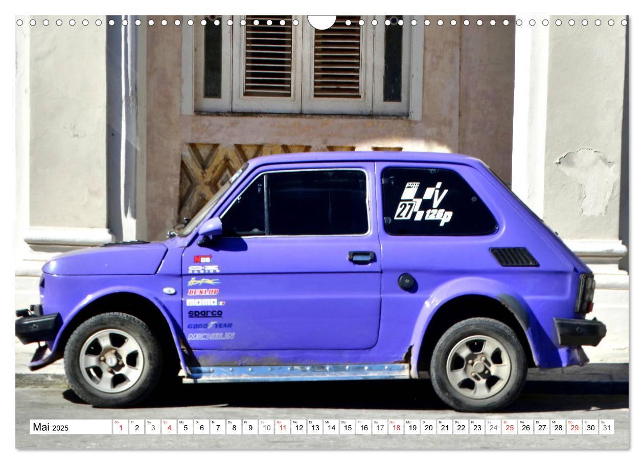 Bild: 9783435205011 | Polski Fiat 126p - Kult auf Kuba (Wandkalender 2025 DIN A3 quer),...