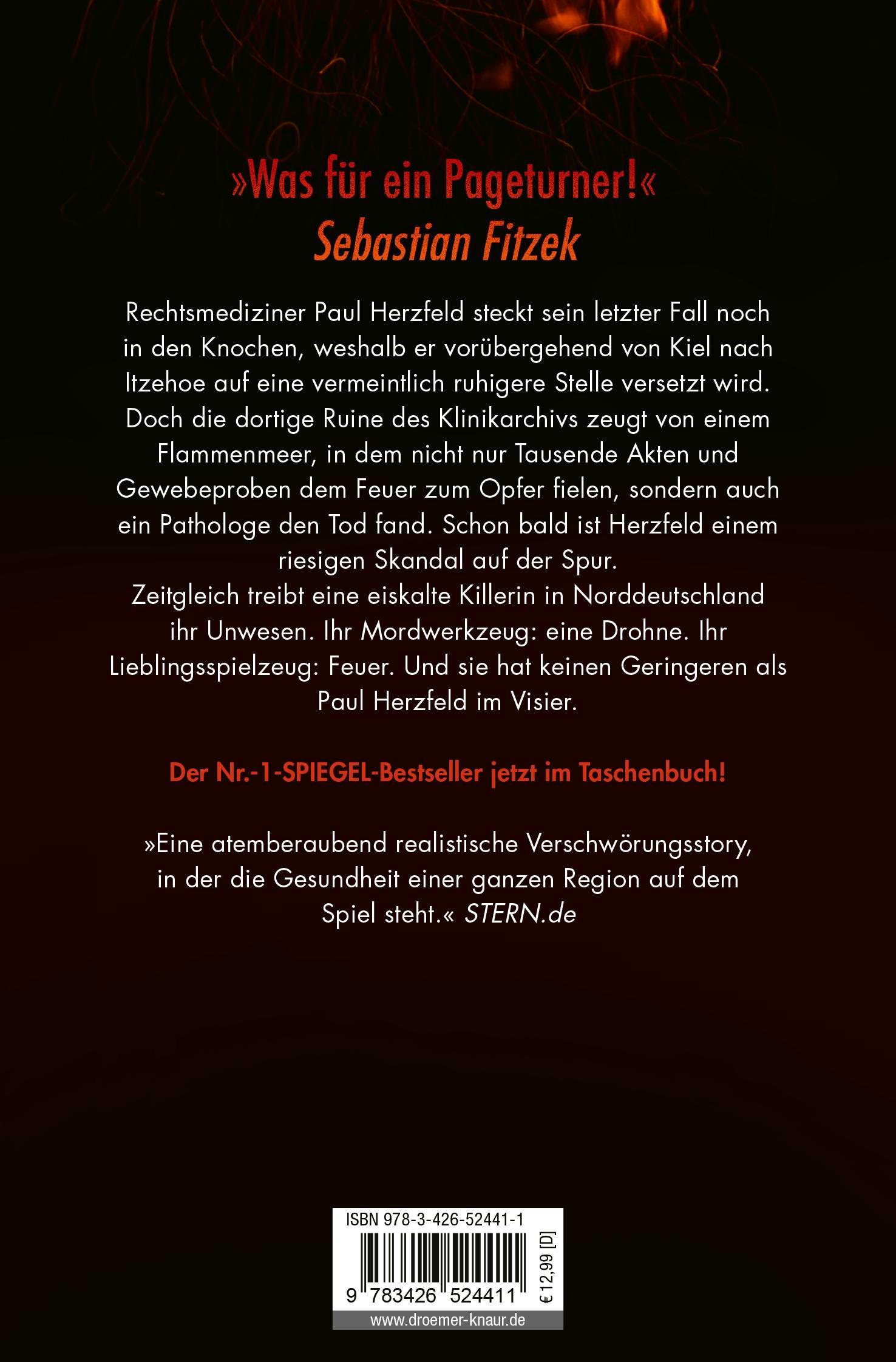 Rückseite: 9783426524411 | Abgefackelt | True-Crime-Thriller | Michael Tsokos (u. a.) | Buch