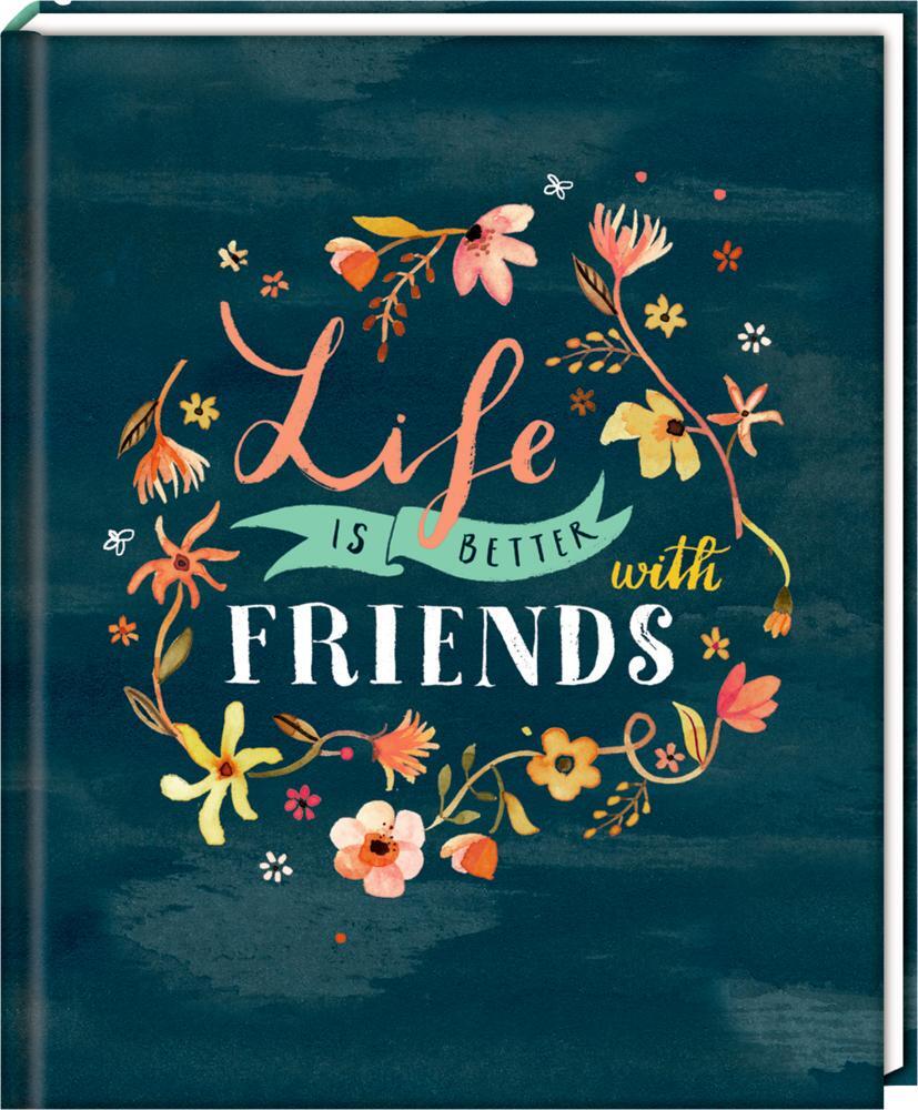 Cover: 4050003720494 | Freundebuch - Handlettering - Life is better with friends | Buch
