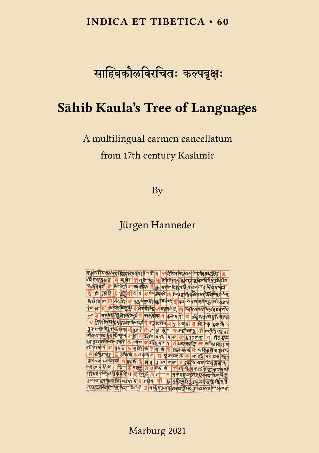 Cover: 9783923776665 | Sahib Kaula's Tree of Languages | Jürgen Hanneder | Buch | Englisch