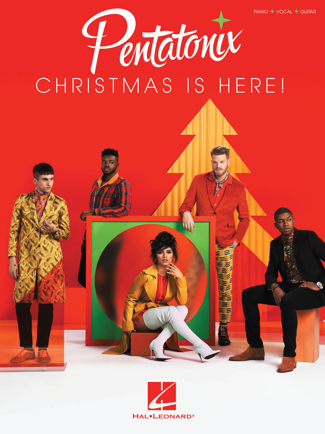 Cover: 888680910099 | Pentatonix - Christmas Is Here! | Piano-Vocal-Guitar Artist Songbook