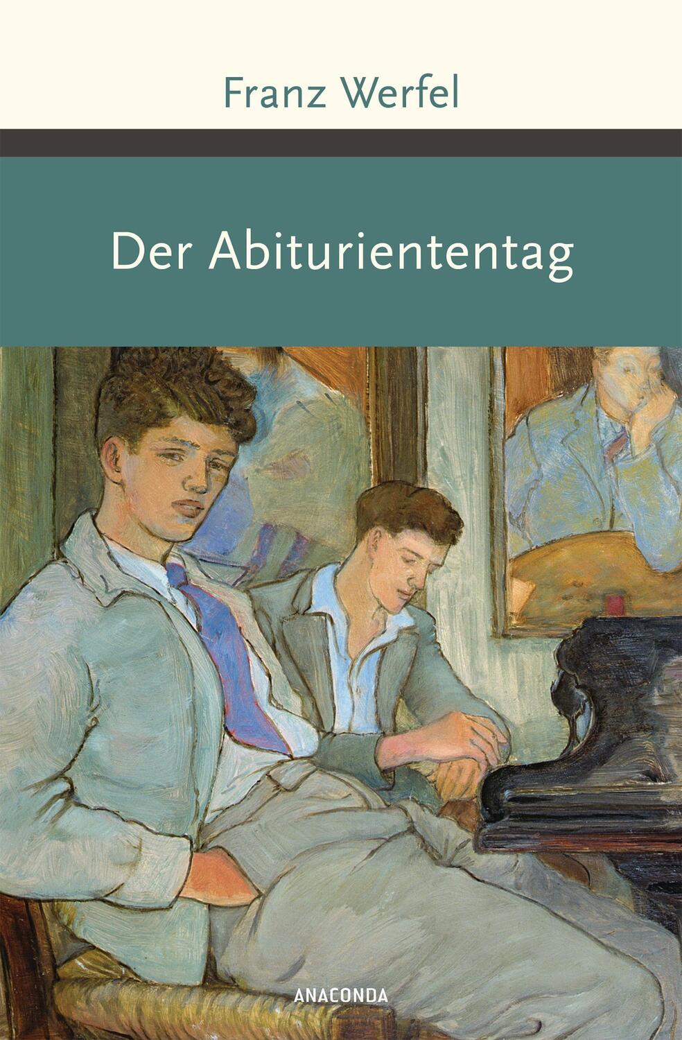Cover: 9783730607305 | Der Abituriententag | Franz Werfel | Buch | Deutsch | 2019