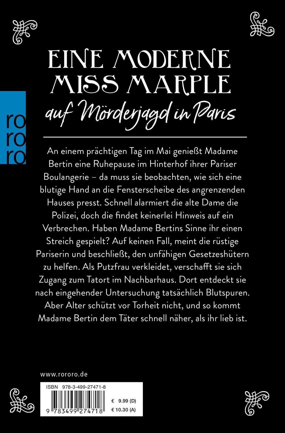 Rückseite: 9783499274718 | Madame Bertin steht früh auf | Ein Paris-Krimi | Julie Masson | Buch