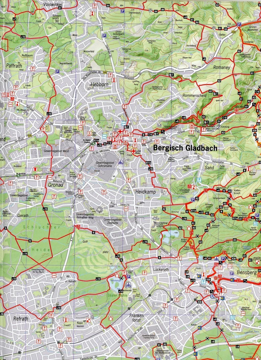 Bild: 9783936405873 | Naturpark Bergisches Land 1:25.000 | (Land-)Karte | 1 S. | Deutsch